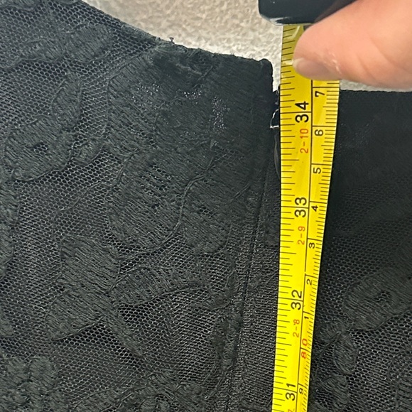 Talbots Petites Women’s Long Sleeve Sheer‎ Lace Sheath Dress Size 2P Whimsigoth - Picture 9 of 9